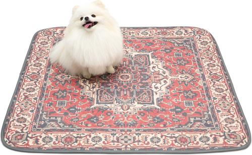 Show full view: Paw Inspired Designer Patterned Print Washable Dog Pee Pads, Persian, 36 x 36-in, 2 count slide 5 of 8