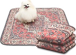 Paw Inspired Designer Patterned Print Washable Dog Pee Pads, Persian, 36 x 36-in, 2 count