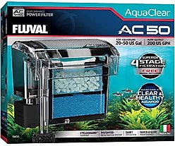Fluval AC50 Aquarium Power Filter, 20 to 50-gal