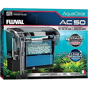 Fluval AC50 Aquarium Power Filter, 20 to 50-gal