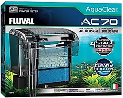 Fluval AC70 Aquarium Power Filter, 40 to 70-gal