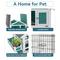 Show in main carousel: Petsfit 2 Story Outdoor Small Pet Hutch, Green slide 3 of 8