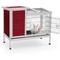 Show in main carousel: Petsfit Indoor/Outdoor Small Pet Hutch with Pull Out Tray, Red slide 1 of 7