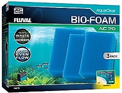 Fluval Bio-Foam for AC70 Aquarium Power Filter, 3 count
