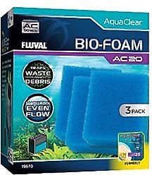 Fluval Bio-Foam for AC20 Aquarium Power Filter, 3 count