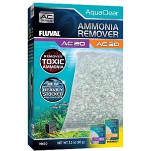 Fluval Ammonia Remover for AC20/AC30 Aquarium Power Filter, 1 count