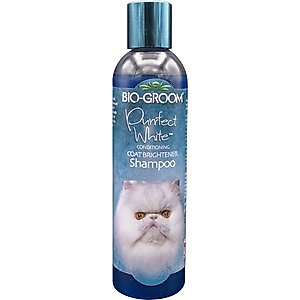 Bio-Groom Purrfect White Coat Brightener Cat Shampoo, 8-fl oz bottle