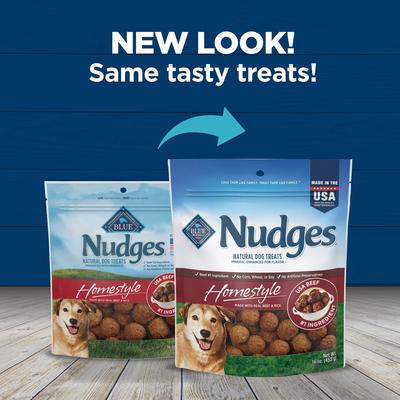Show full view: Blue Buffalo Nudges Homestyle Beef & Rice Natural Dog Treats, 16-oz bag slide 9 of 10