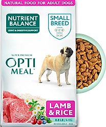 Optimeal Nutrient Balance Lamb & Rice Recipe Small Breed Dry Dog Food, 8.8-lb bag