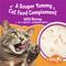 Show in main carousel: Friskies Lil' Soups with Shrimp in a Velvety Chicken Broth Lickable Cat Food Topper, 1.2-oz cup, case of 8 slide 4 of 14
