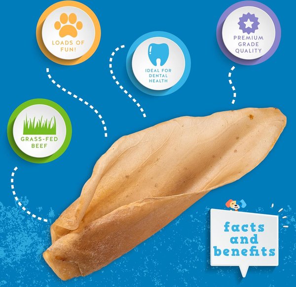 Jack & Pup All-Natural Cow Ear Dog Chew