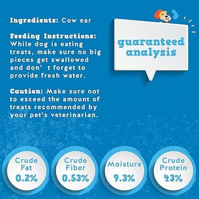 Show full view: Jack & Pup All-Natural Cow Ear Dog Chew, 80 count slide 4 of 9