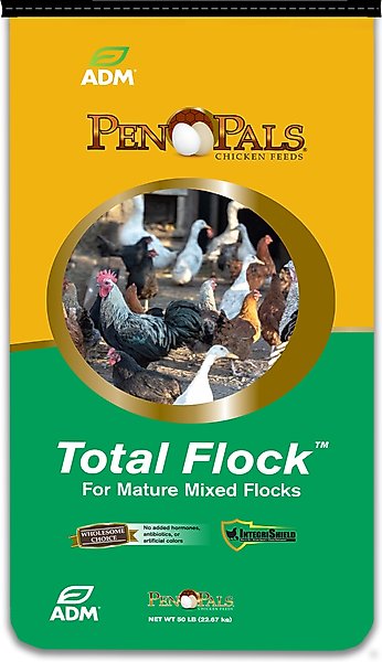 ADM Pen Pals Total Flock Chicken & Bird Feed, 50-lb bag