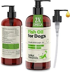 Deley Naturals Fish Oil Dog Supplement, 16-fl oz bottle