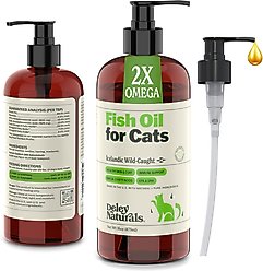 Deley Naturals Fish Oil Cat Supplement, 16-fl oz bottle