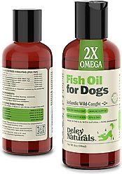 Deley Naturals Fish Oil Dog Supplement, 4-fl oz bottle