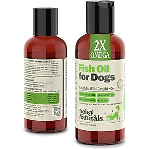 Deley Naturals Fish Oil Dog Supplement, 4-fl oz bottle