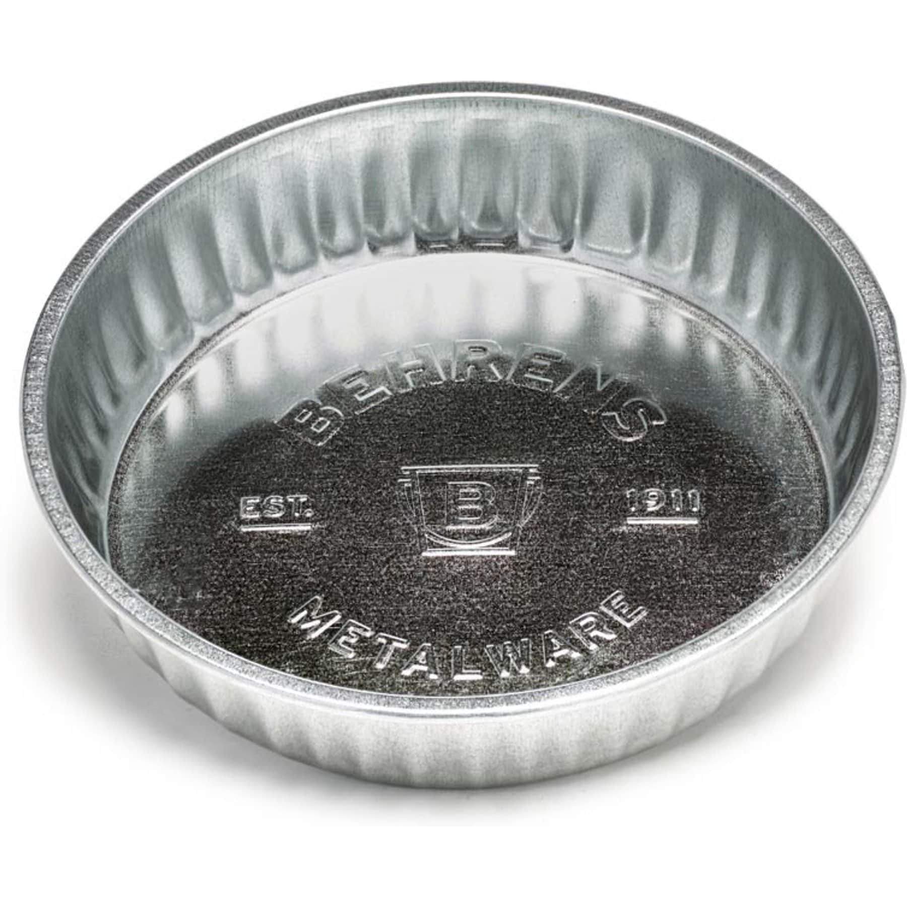 Behrens Galvanized Steel Utility Pan Pet Dish, 2-qt
