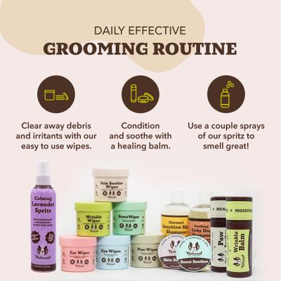 Show full view: Natural Dog Company Wrinkle Balm Dog Grooming Wipes, 100 count slide 8 of 10