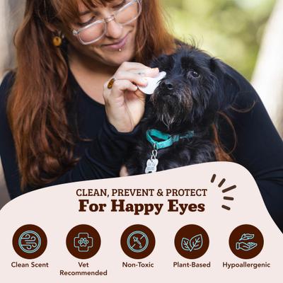 Show full view: Natural Dog Company Eye Dog Grooming Wipes, 100 count slide 5 of 10