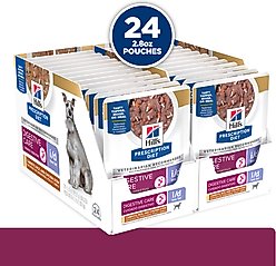 Hill's Prescription Diet i/d Low Fat Carrot, Chicken & Rice Stew Wet Dog Food, 2.8-oz pouch, case of 24 slide 2 of 9