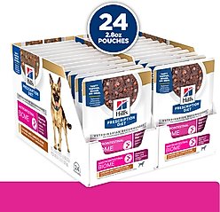 Hill's Prescription Diet Gastrointestinal Biome Chicken & Carrot Stew Wet Dog Food, 2.8-oz pouch, case of 24 slide 2 of 9