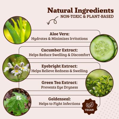 Show full view: Natural Dog Company Eye Dog Grooming Wipes, 100 count slide 3 of 10