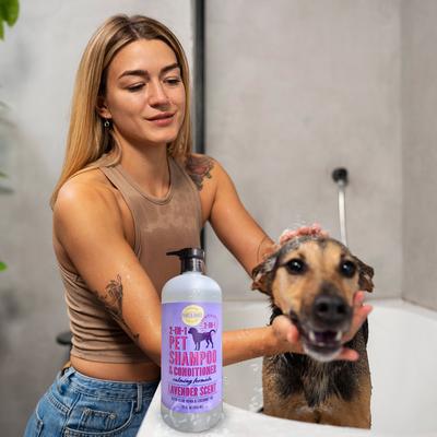 Show full view: PAWS & BONES 2-in-1 Dog & Cat Shampoo & Conditioner, Lavender Scented, 32-fl oz bottle slide 6 of 6