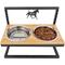 Show in main carousel: Wrangler Adjustable Elevated Feeder Dog Bowl, Black/Brown, 6.7-cup slide 5 of 10