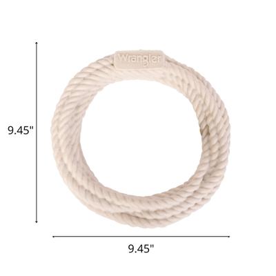 Show full view: Wrangler Foam Coiled Rope Dog Chew Toy, Natural slide 2 of 5