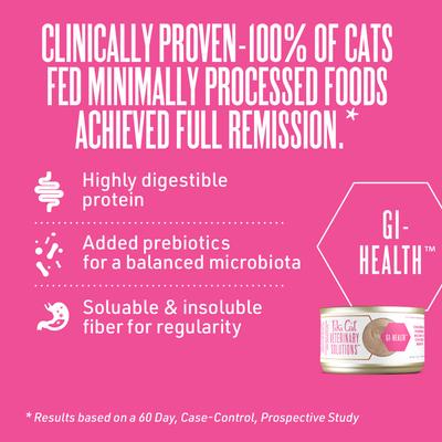 Show full view: Tiki Cat Veterinary Solutions GI-Health Chicken & Pumpkin Recipe Pate Wet Cat Food, 2.8-oz can, case of 18 slide 4 of 12