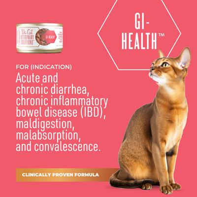 Show full view: Tiki Cat Veterinary Solutions GI-Health Tuna, Seabass & Pumpkin Recipe Flaked Wet Cat Food, 2.8-oz can, case of 18 slide 3 of 12