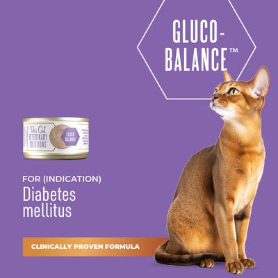 Show full view: Tiki Cat Veterinary Solutions Gluco-Balance Chicken & Chicken Liver Recipe Pate Grain-Free Wet Cat Food, 2.8-oz can, case of 18 slide 3 of 11