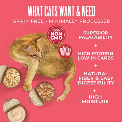 Show full view: Tiki Cat Veterinary Solutions GI-Health Trial Variety Pack Grain-Free Wet Cat Food, 2.8-oz can, case of 3 slide 5 of 12