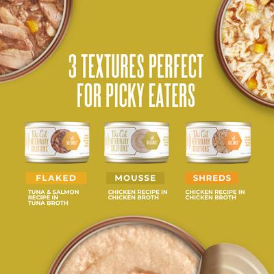 Show full view: Tiki Cat Veterinary Solutions pH-Balance Chicken Recipe Pate Grain-Free Wet Cat Food, 2.8-oz can, case of 18 slide 7 of 11