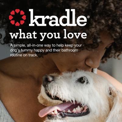 Show full view: Kradle 3-in-1 Pre + Post + Probiotic Salmon Flavor Chew Supplement for Dogs, 90 count slide 6 of 11