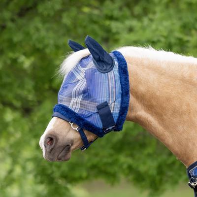 Show full view: Kensington Protective Products Mini & Pony Fly Mask with Soft Ears & Fleece Trim, Kentucky Blue, Pony slide 2 of 6