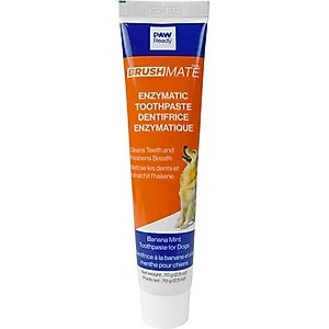 Paw Ready Banana Mint Flavor Enzymatic Dog Toothpaste, 70-g tube