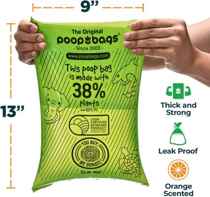 Show full view: The Original Poop Bags USDA Certified Biobased Rolls, Orange Scented, 960 count slide 4 of 7