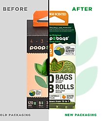 The Original Poop Bags USDA Certified Biobased Rolls, Orange Scented, 120 count slide 2 of 7