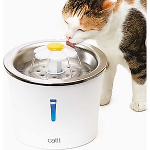 Catit Flower Stainless Steel Top Cat Fountain
