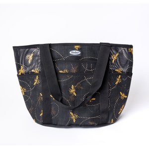 Mackey Equine Accessories Bee Mine Horse Personal Tote, Black/Yellow