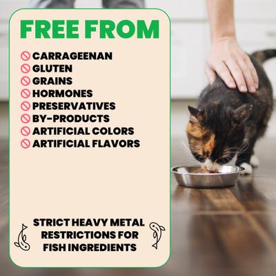 Show full view: Almo Nature HQS Natural Mackerel Flaked Wet Cat Food, 2.47-oz can, case of 6 slide 6 of 11