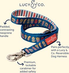 Lucy & Co. Red, White & BBQ Dog Leash, Small: 5-ft long, 0.6-in wide slide 2 of 4