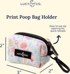 Lucy & Co. Life's a Beach Dog Poop Bag Holder slide 2 of 3