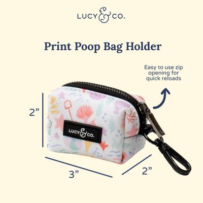 Show full view: Lucy & Co. Life's a Beach Dog Poop Bag Holder slide 3 of 4