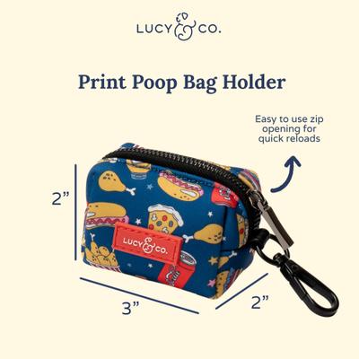Show full view: Lucy & Co. Red, White & BBQ Dog Poop Bag Holder slide 2 of 3