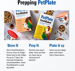 PetPlate Human Grade Lamb, Venison & Beef Variety Pack Fresh Wet & Air-Dried Baked Dry Dog Food, 12-oz cup, case of 10 slide 2 of 8