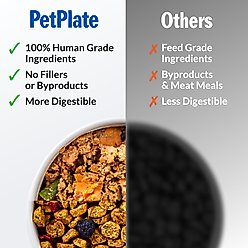 PetPlate Human Grade Chicken Starter Pack Fresh Wet & Air-Dried Baked Dry Dog Food, 12-oz cup, case of 4 slide 2 of 8