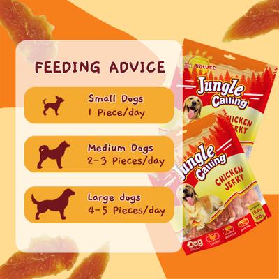 Show full view: Jungle Calling Chicken Jerky High-Protein Dog Treats, 10.6-oz bag slide 8 of 12